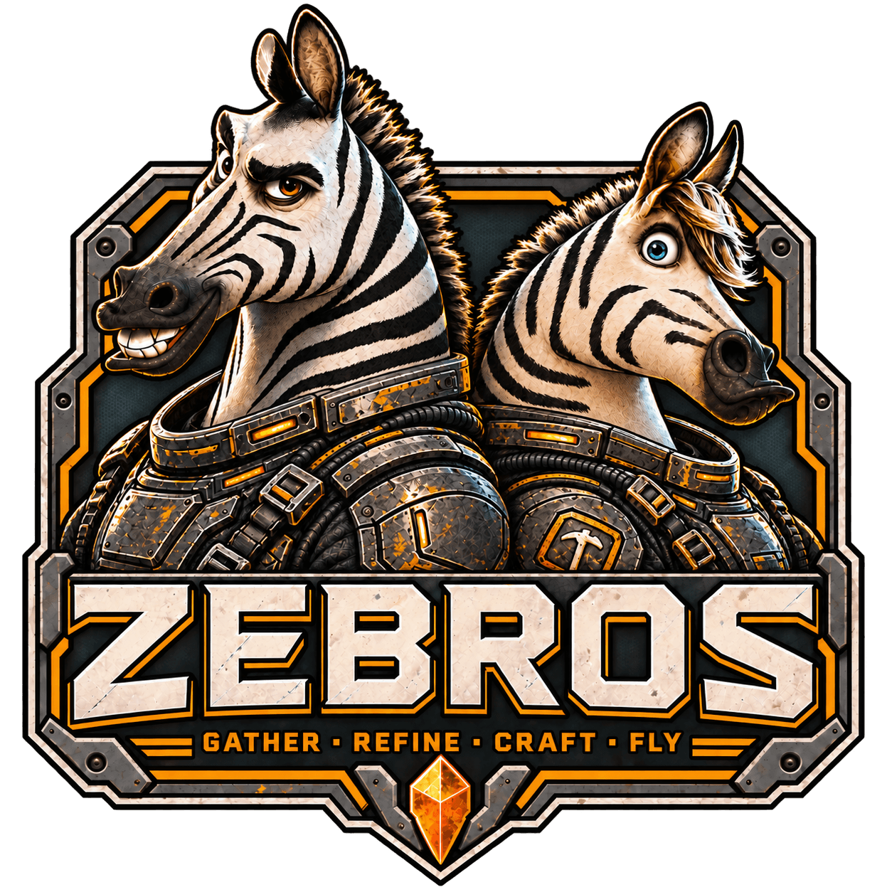 Zebros — Gather, refine, craft, fly